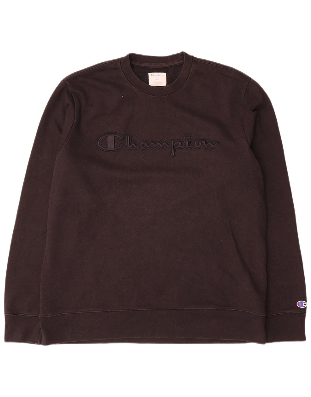 Champion Herren-Sweatshirt mit Grafik, groß, aus schwarzer Baumwolle