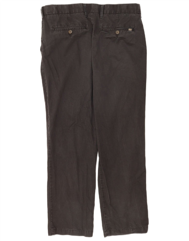 Marks & Spencer Herren-Chinohose, normal, W34, L29, Schwarz, Baumwolle