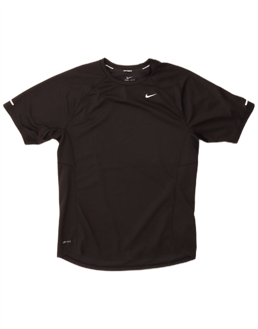 Nike Herren Dri Fit T-Shirt Top Medium Schwarz Polyester