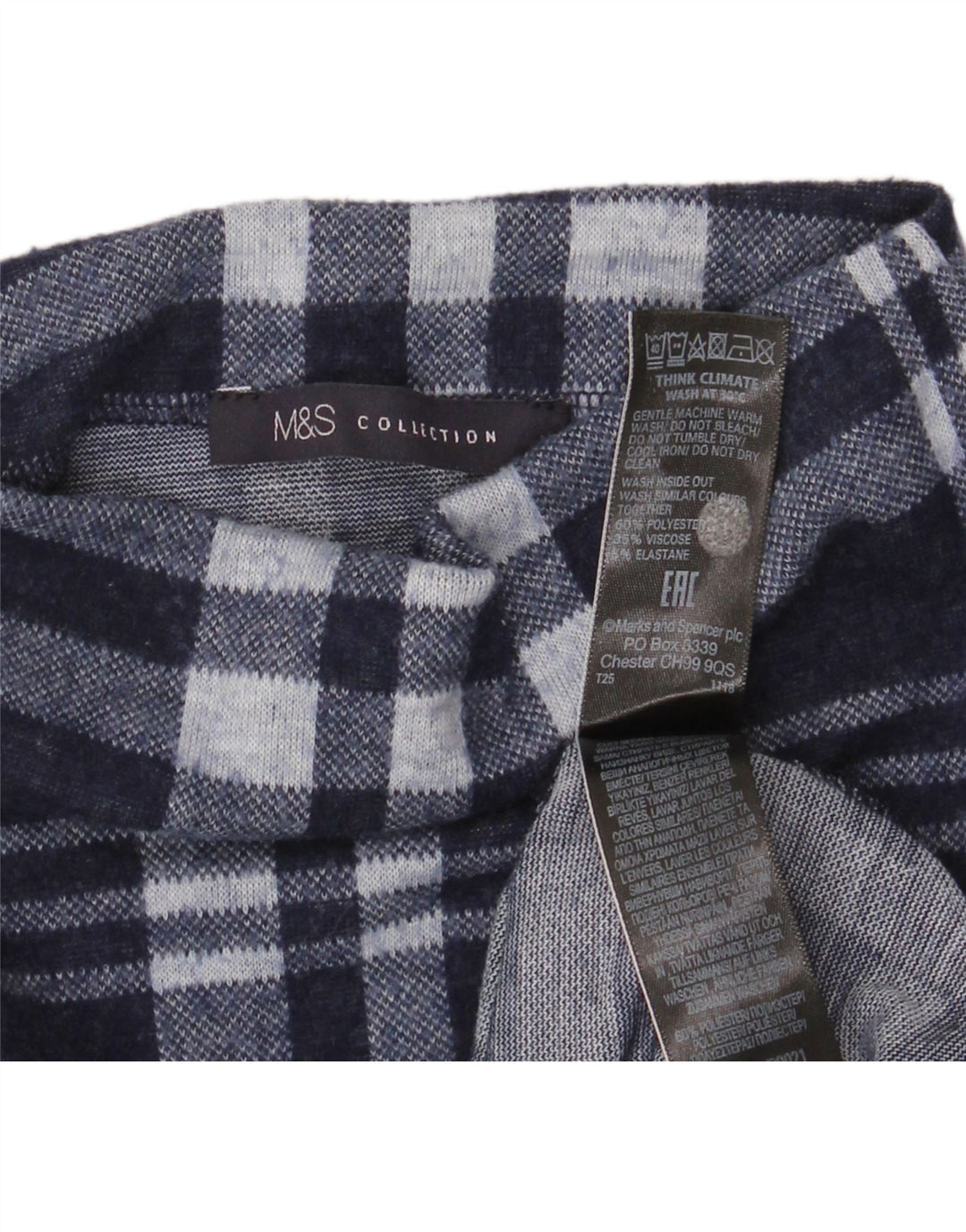 Marks & Spencer Damen-Pullover mit Rollkragen, Gr. 40, Marineblau