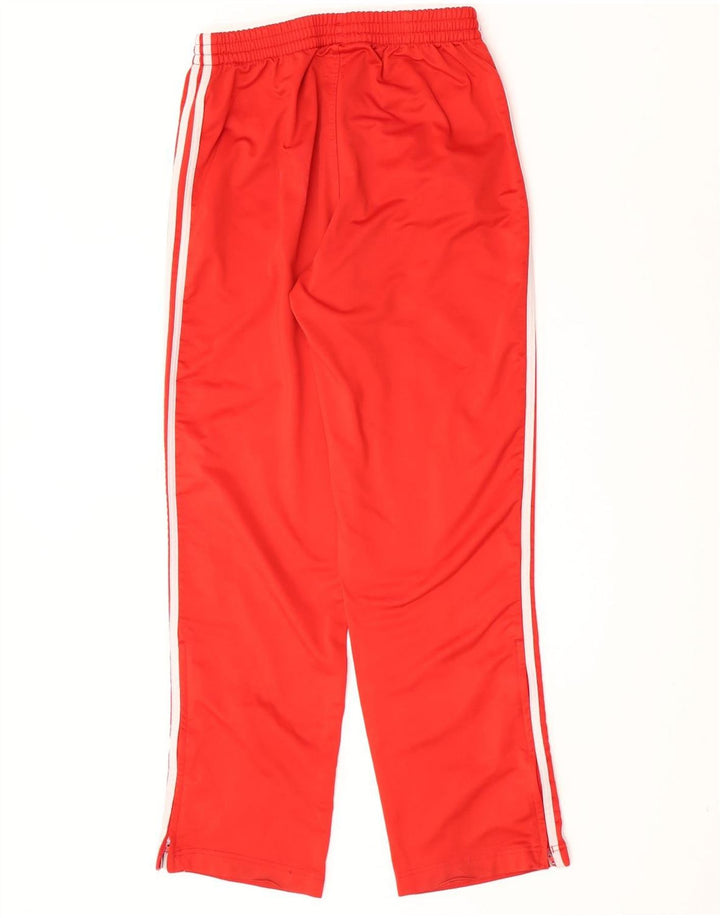 Adidas Herren-Trainingshose aus mittelrotem Polyester