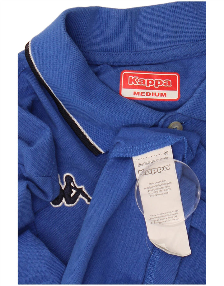 KAPPA Herren Poloshirt mittelblaue Baumwolle
