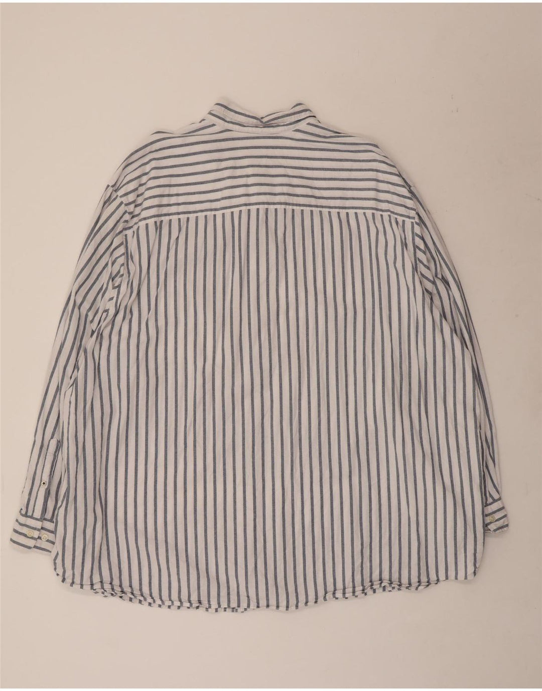 JACK & JONES Herrenhemd 4XL blau gestreift aus Baumwolle