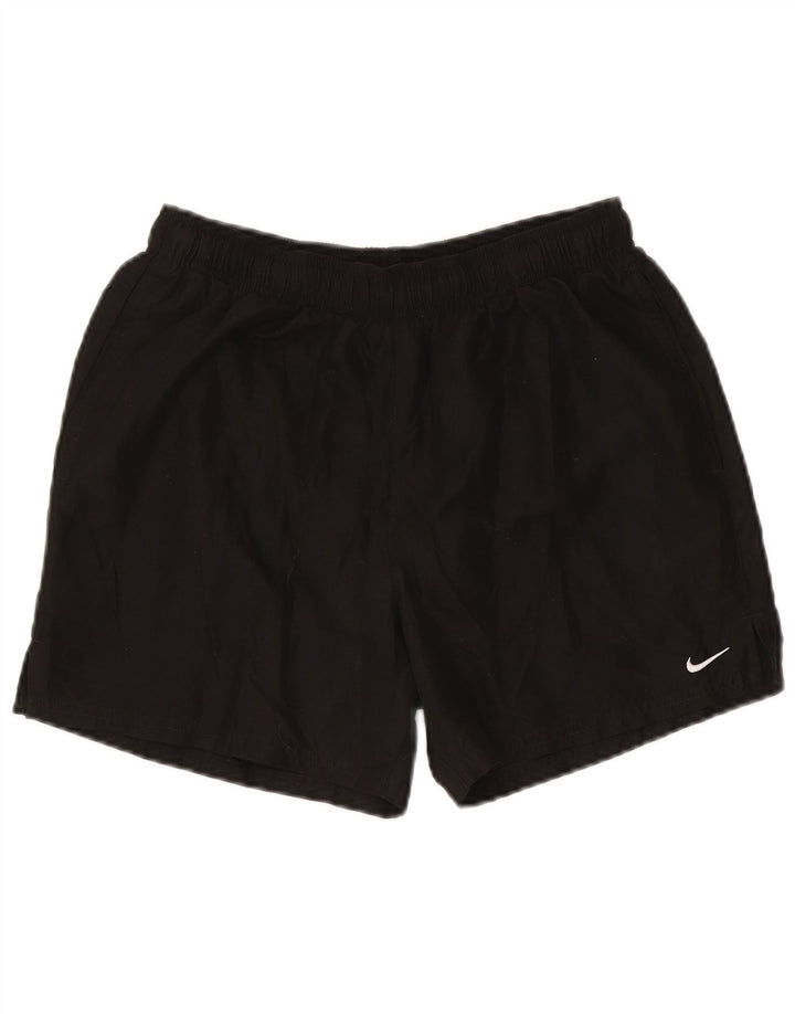 Nike Herren Sportshorts Medium Schwarz Polyester