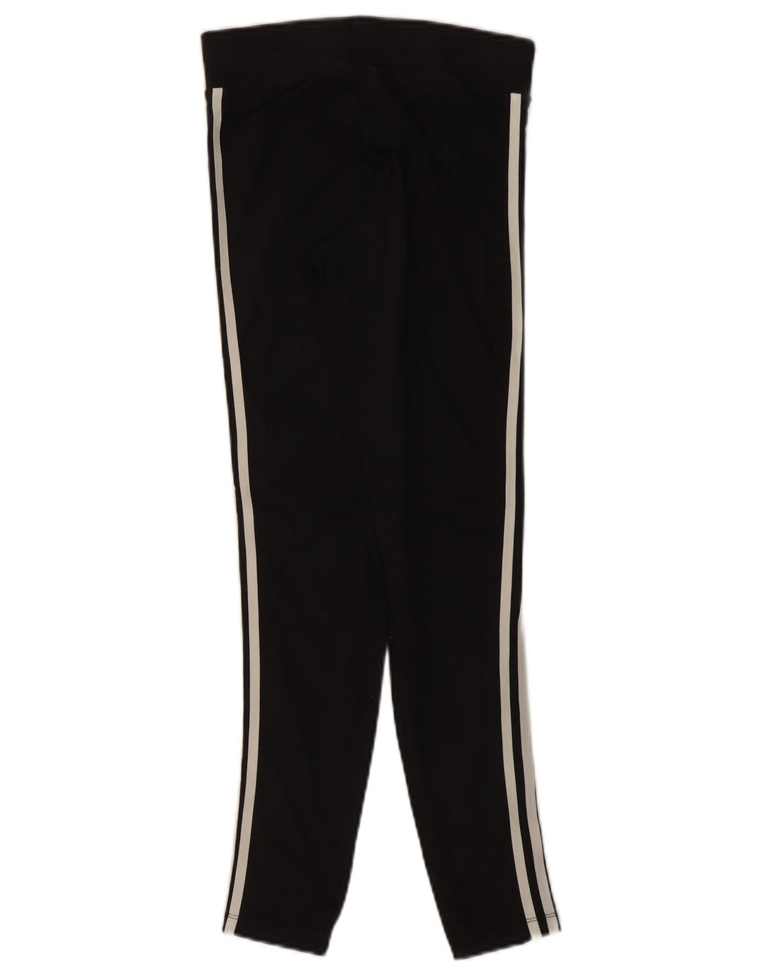 Adidas Damen Leggings UK 10 Small Schwarz Baumwolle