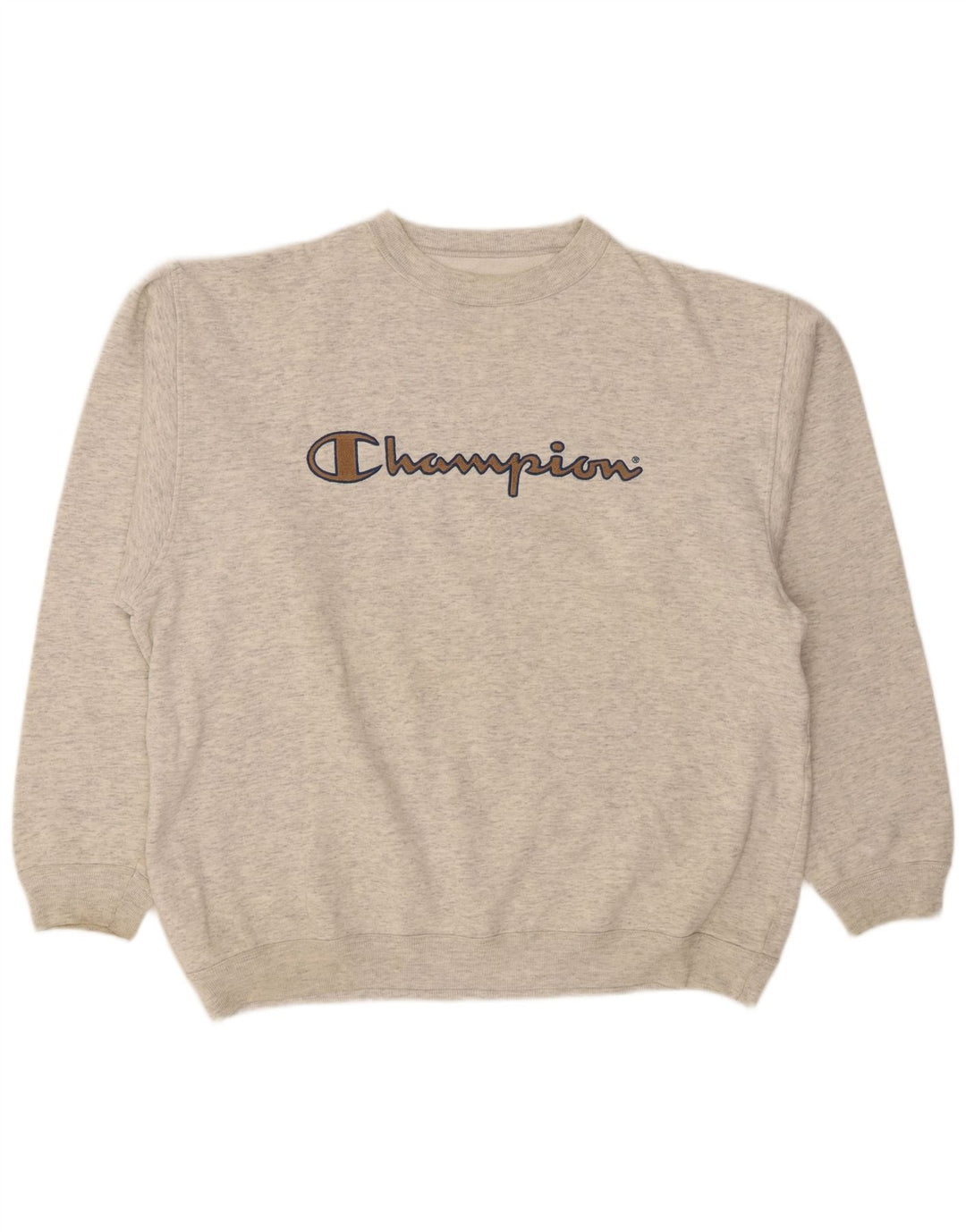 Champion Herren-Sweatshirt mit Grafik, XL, grau meliert, Baumwolle