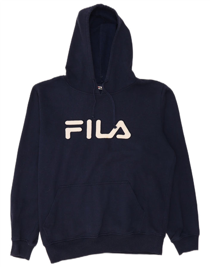 FILA Herren-Kapuzenpullover mit Grafik, groß, marineblau, Baumwolle