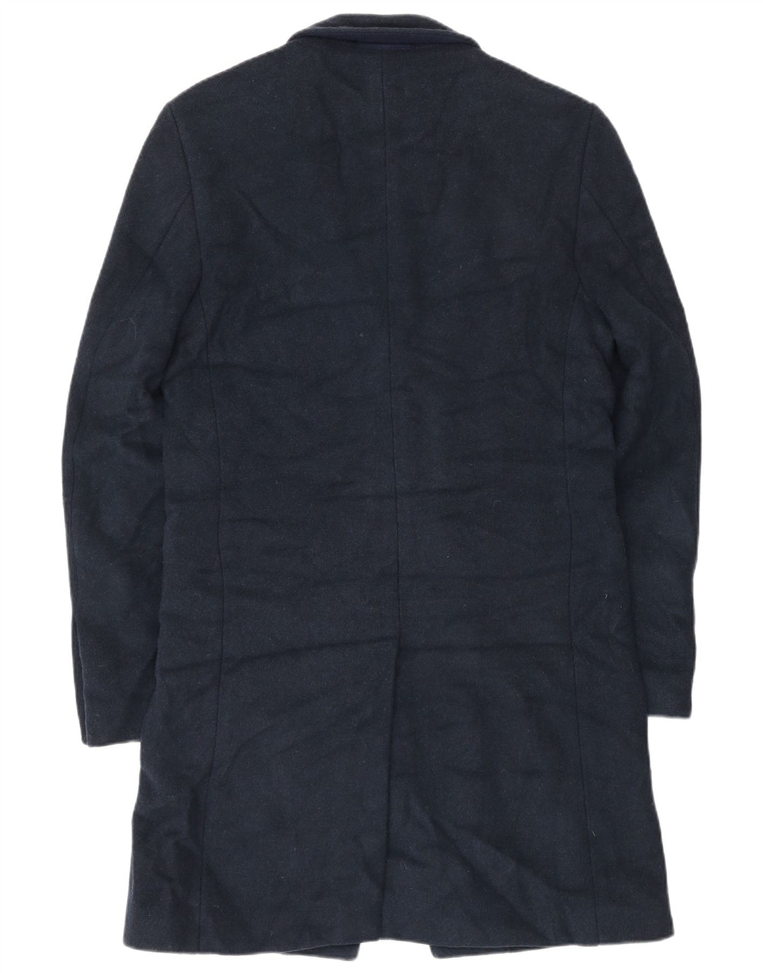 Marks & Spencer Herrenmantel UK 36 Small Marineblau Polyester