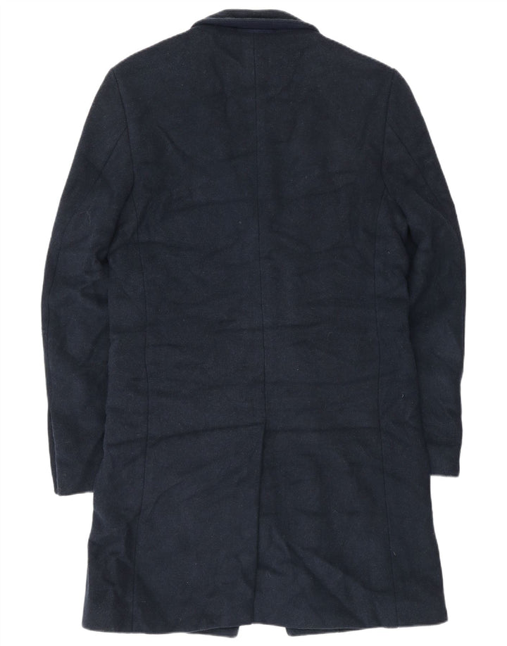 Marks & Spencer Herrenmantel UK 36 Small Marineblau Polyester