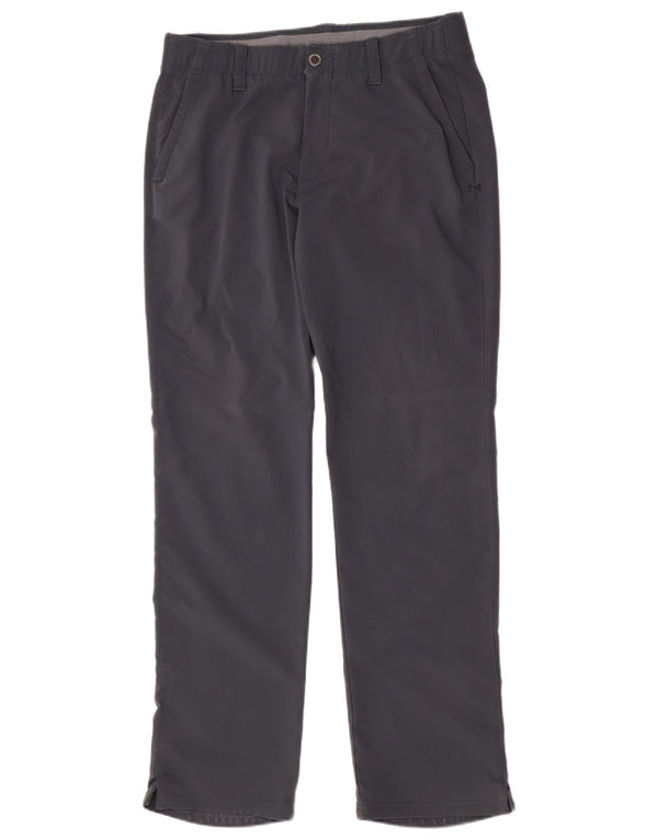 Under Armour Herren Regular Chinohose W34 L34 Graues Polyester