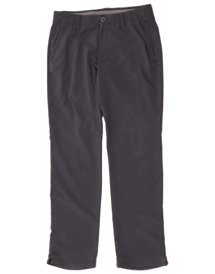 Under Armour Herren Regular Chinohose W34 L34 Graues Polyester