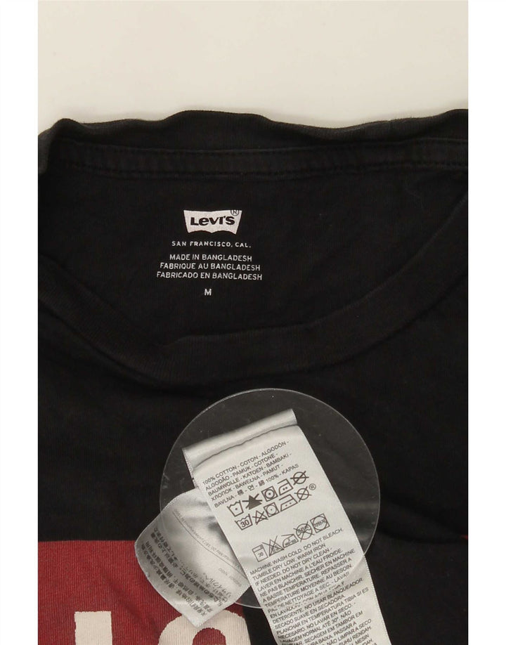 Levi's Herren-T-Shirt mit Grafik, mittelschwarze Baumwolle