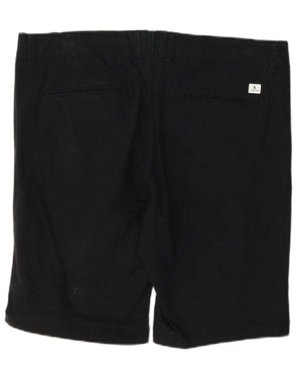 Jack & Jones Herren Chinoshorts XL W38 Schwarz Baumwolle
