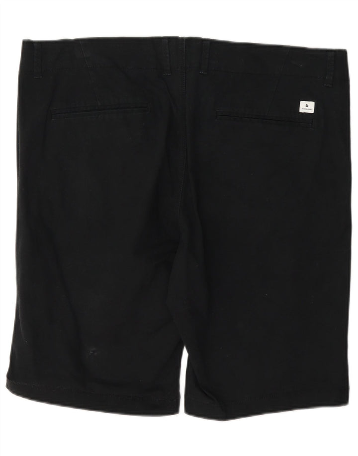 Jack & Jones Herren Chinoshorts XL W38 Schwarz Baumwolle