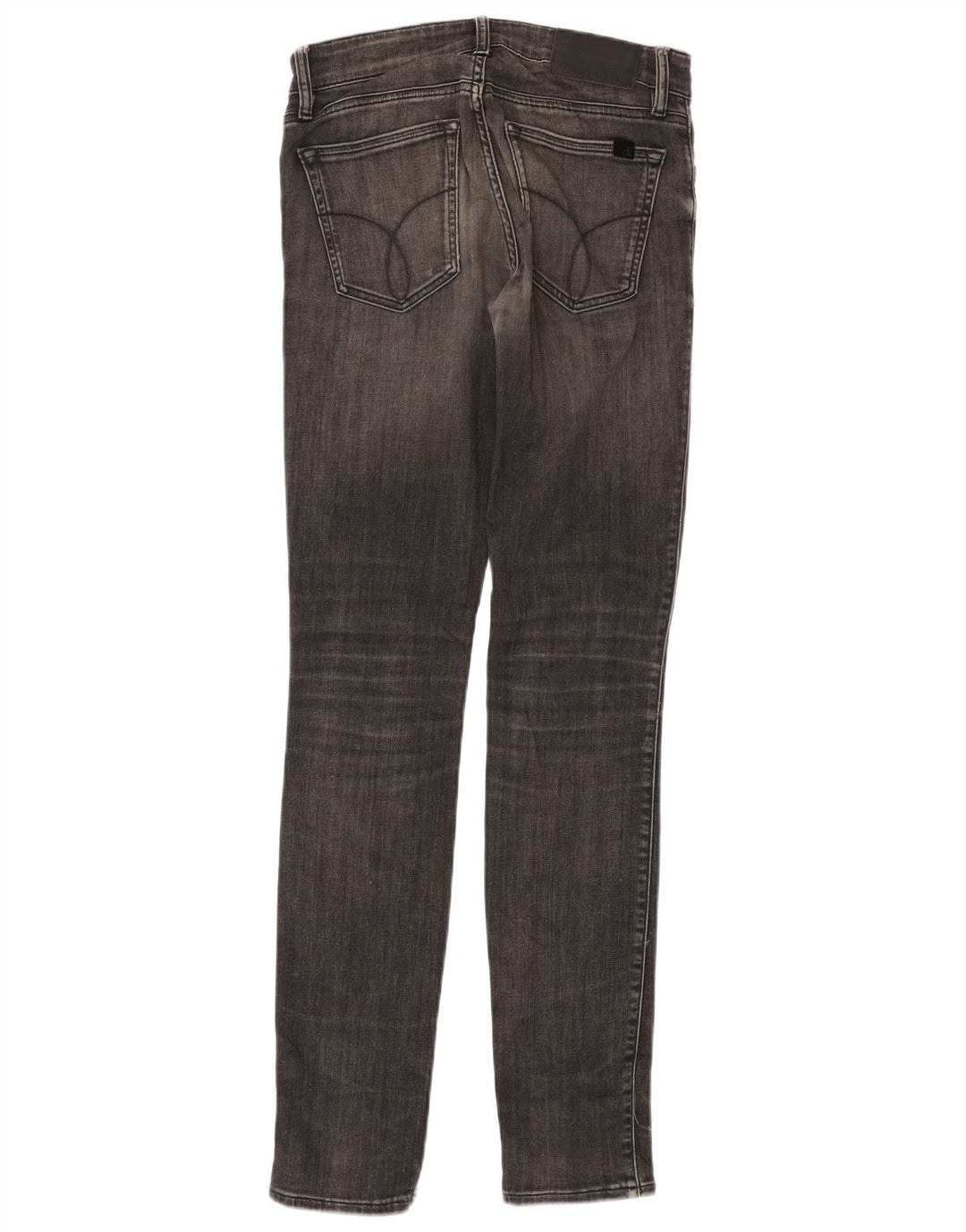 Calvin Klein Damen Skinny Jeans W28 L33 Grau