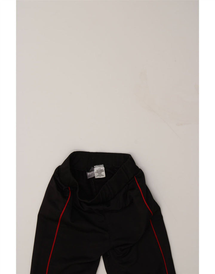 PUMA Boys Tracksuit Trousers Joggers 3-4 Years Black Polyester Vintage Puma and Second-Hand Puma from Messina Hembry 