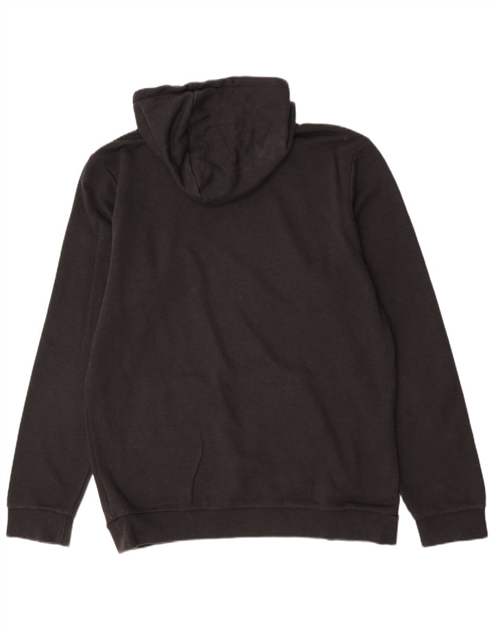 Adidas Herren Graphic Hoodie Pullover Mittelschwarze Baumwolle