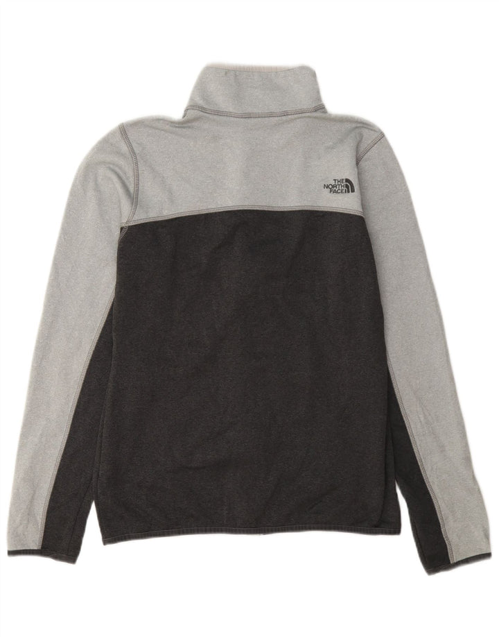 The North Face Damen-Trainingsanzug-Top-Jacke, Größe S, UK 10, Grau, Farbblock