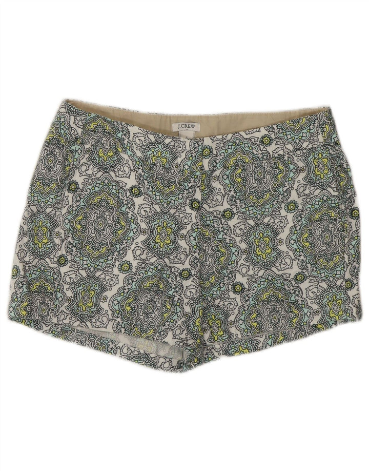 J. CREW Damen Chino-Shorts US 2 XS W28 Mehrfarbige Paisley-Baumwolle