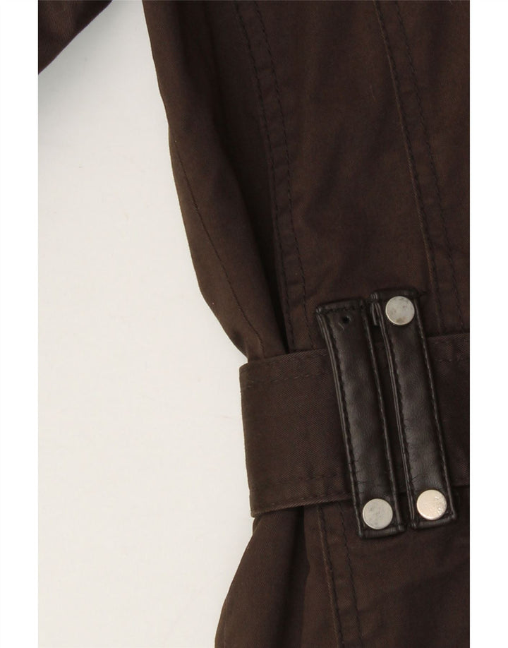 Zara Herren Militärjacke UK 38 Mittelbraune Baumwolle