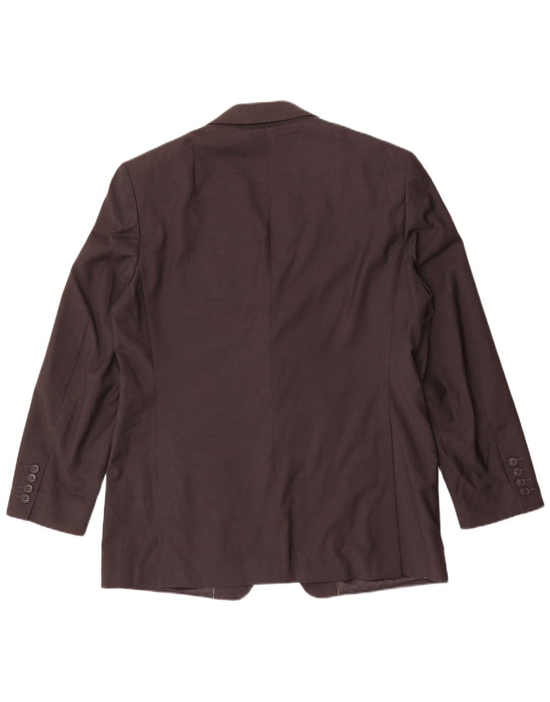 Marks & Spencer Herren 2-Knopf-Blazerjacke UK 42 Große braune Schurwolle