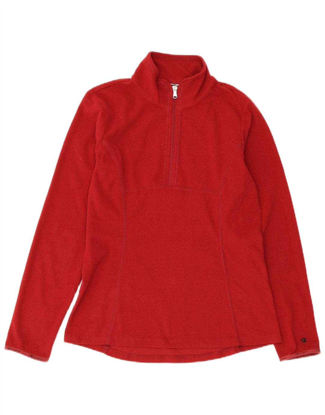 Champion Damen-Fleecepullover mit Reißverschluss, UK 10, Größe S, Rot