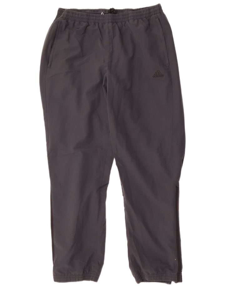 Adidas Herren-Trainingshose, Jogginghose, groß, marineblau, Polyester