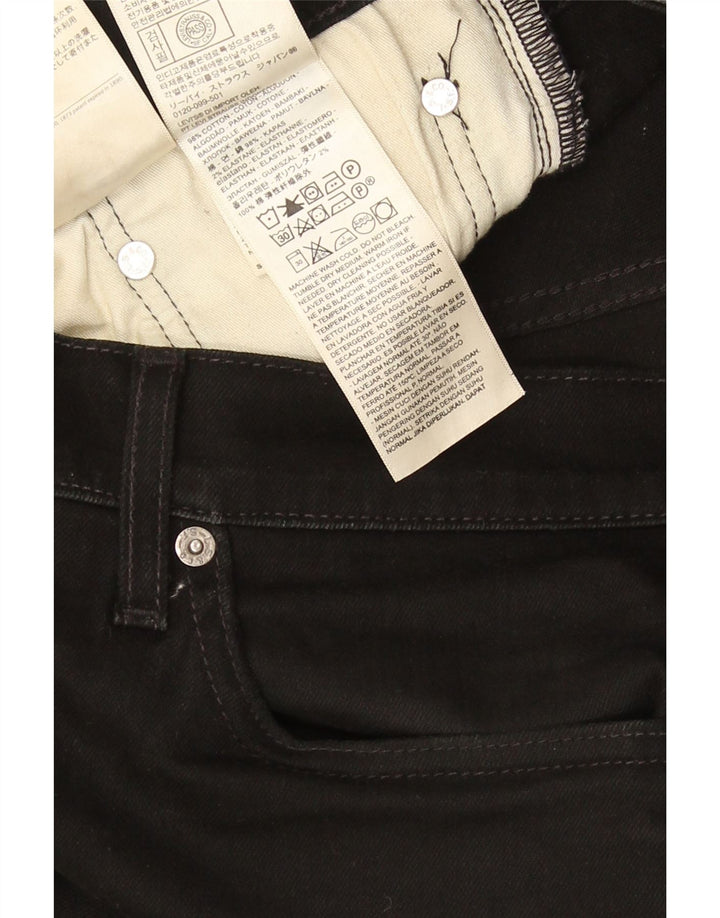 Levi's Herren 511 Slim Jeans W33 L29 schwarze Baumwolle