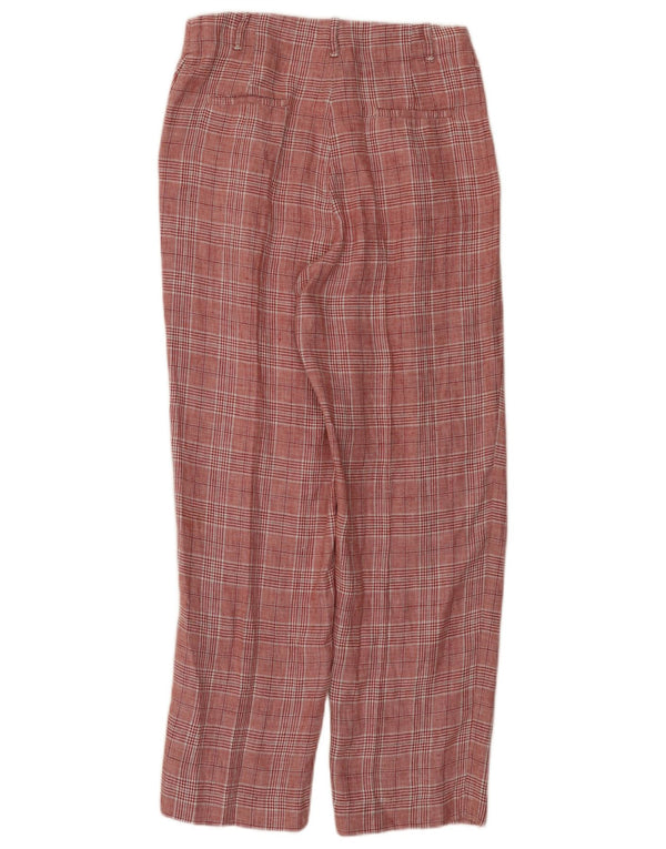 Massimo Dutti Damen-Chinohose mit hoher Taille, EU 36, XS, B26, L28, Rot