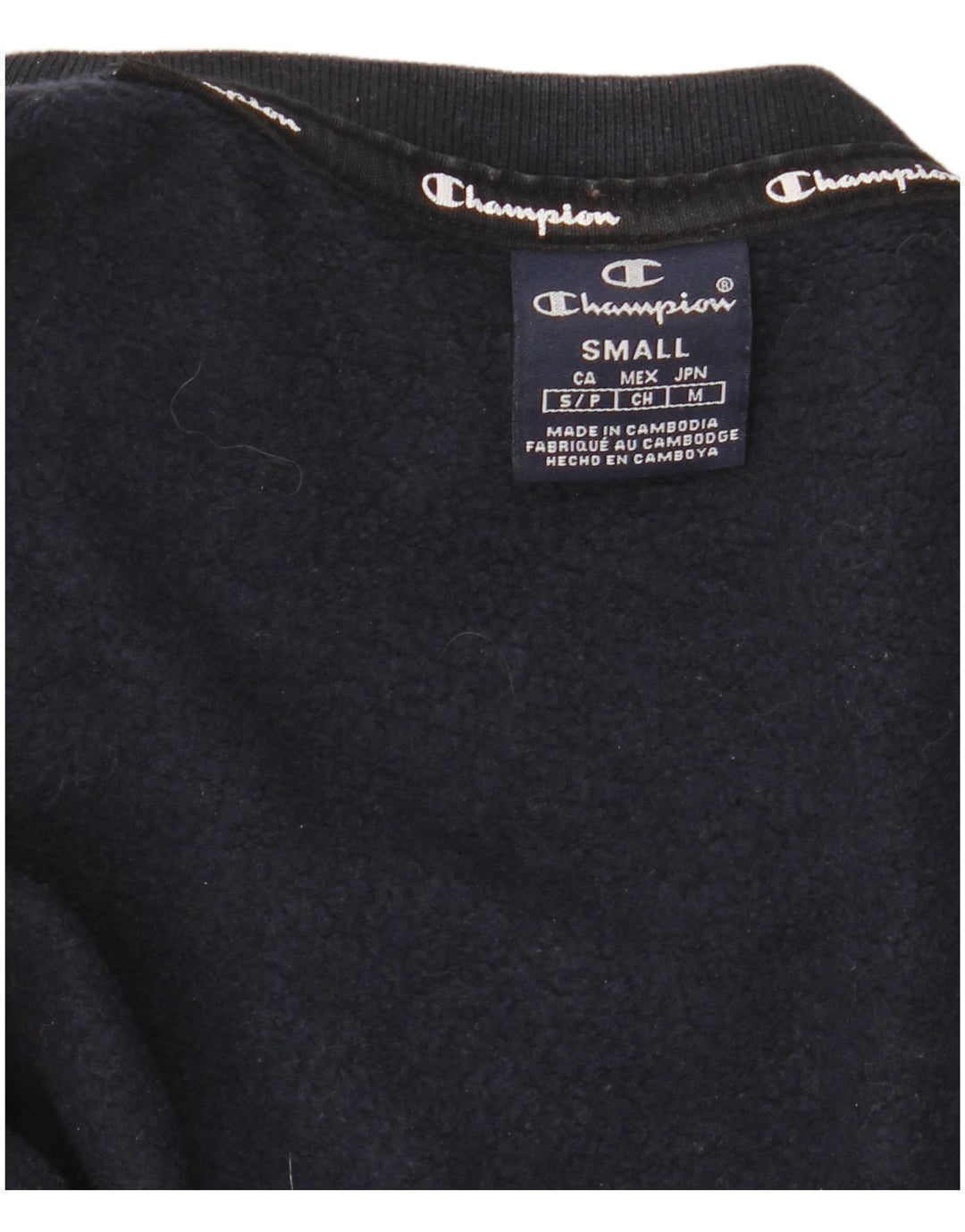 Champion Herren-Sweatshirt mit Grafik, Größe S, Marineblau