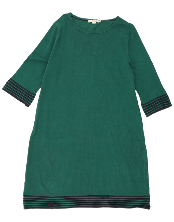 Boden Damen-Pulloverkleid mit 3/4-Ärmeln, UK 22 3XL, grün gestreift