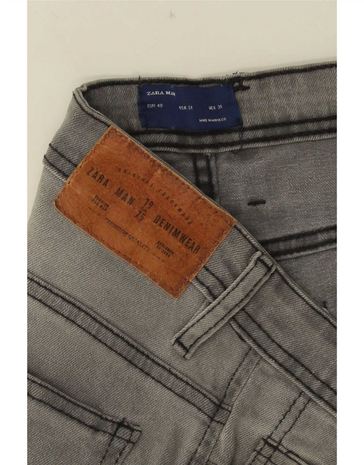 Zara Herren Skinny Jeans EU 40 Medium W31 L29 Grau