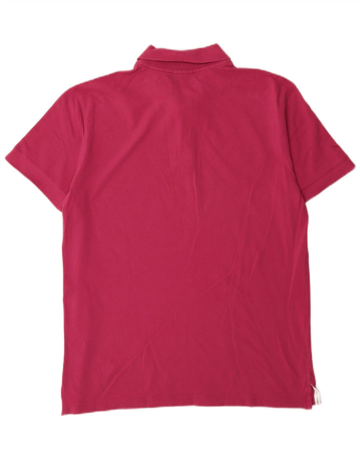Hugo Boss Herren-Poloshirt, große rosa Baumwolle