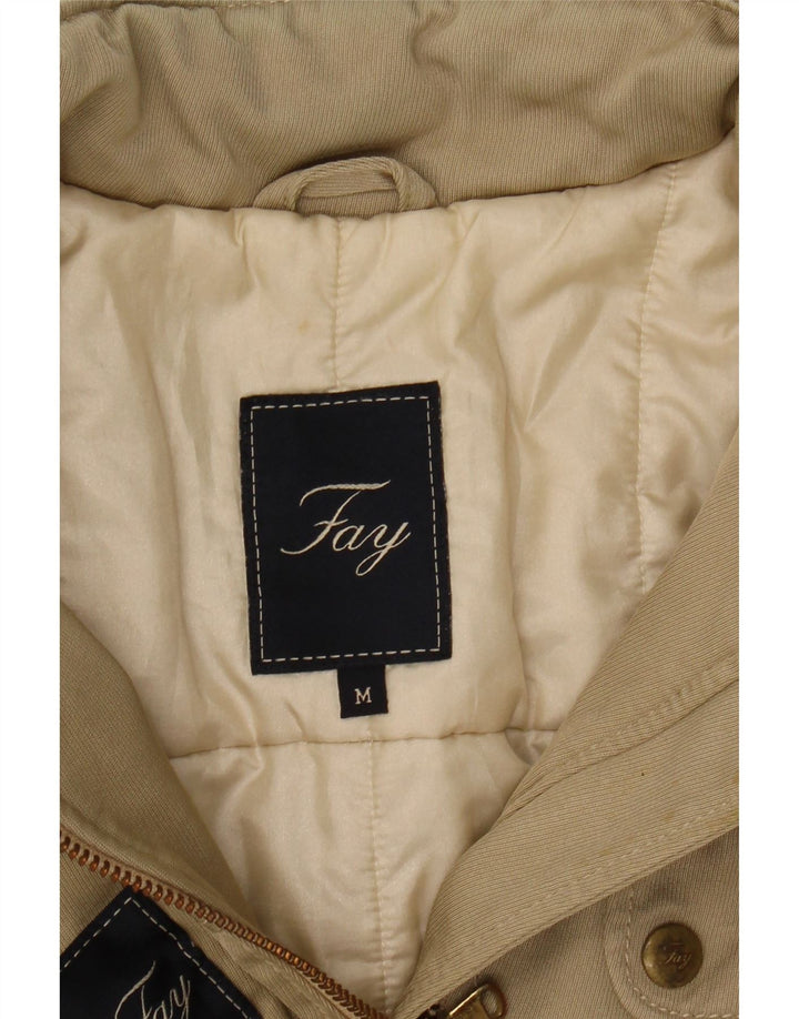 Fay Damen Utility-Jacke UK 12 Medium Beige Polyamid