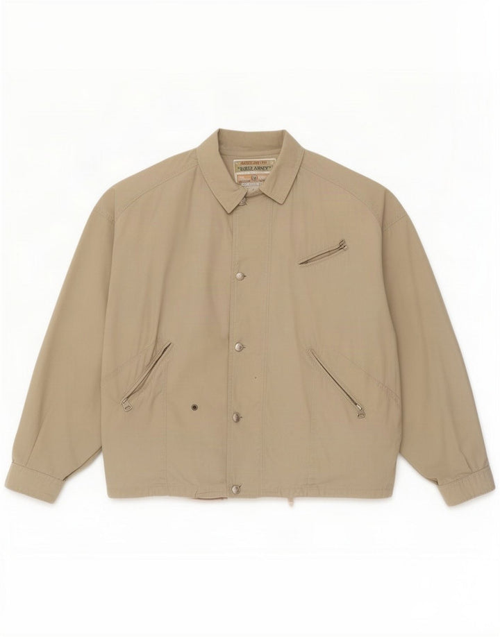 Rifle Herren Bomberjacke UK 40 Large Khaki Cotton