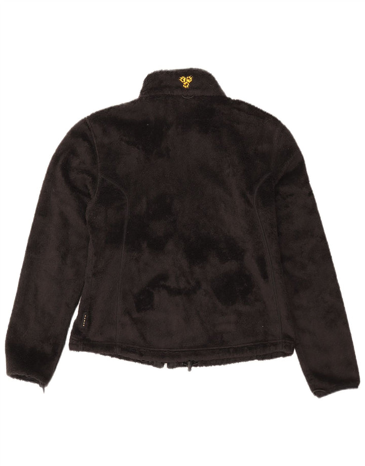 Jack Wolfskin Damen Fleecejacke UK 10 Small Schwarz Polyester