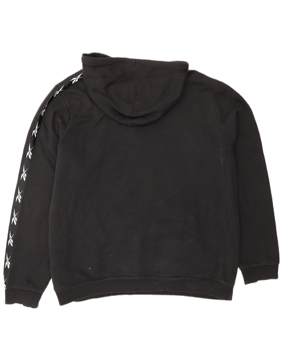 REEBOK Herren Graphic Hoodie Pullover XL Schwarz Baumwolle