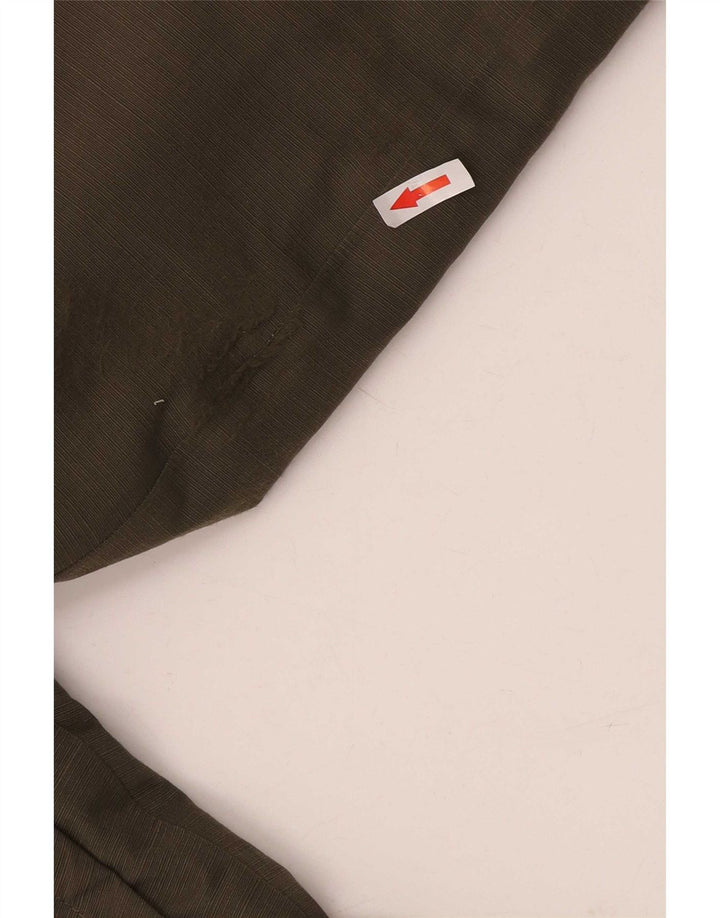 The North Face Damen-Windbreaker-Jacke mit Kapuze, übergroß, Gr. 10, Khaki