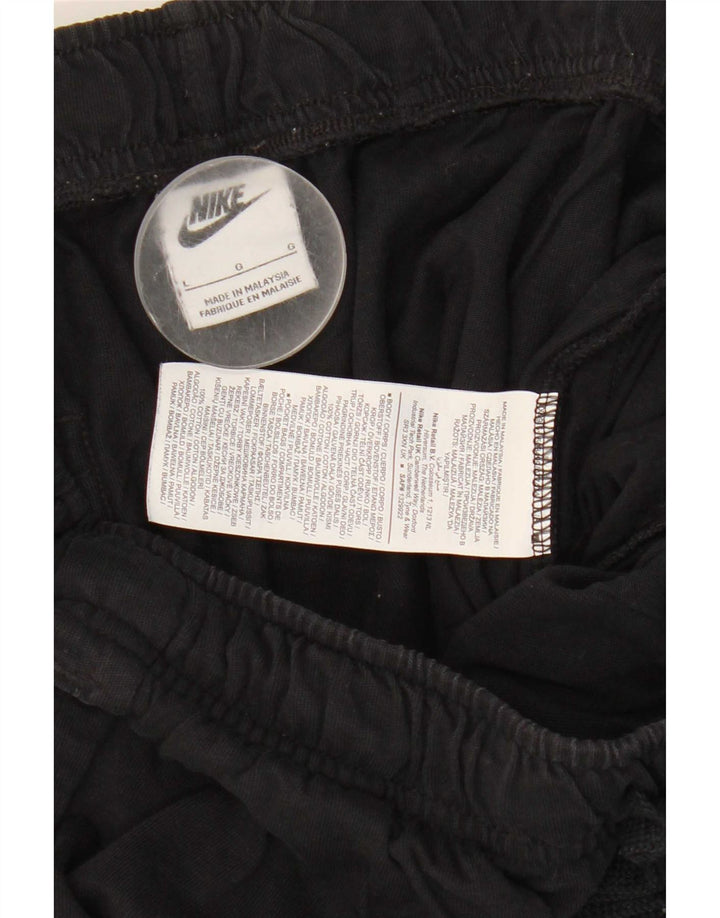 Nike Herren-Sportshorts, groß, aus schwarzer Baumwolle