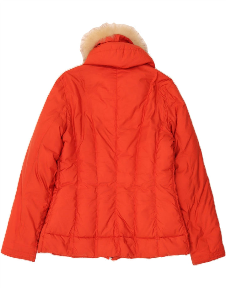 VINTAGE Womens Padded Jacket IT 44 Medium Red Polyester Vintage Vintage and Second-Hand Vintage from Messina Hembry 
