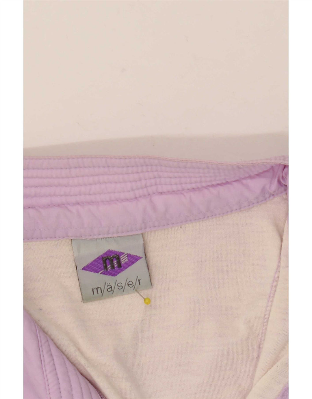 Maser M Damen-Overall-Trainingsanzug-Top-Jacke, US-Größe 10, groß, lila, geometrisch