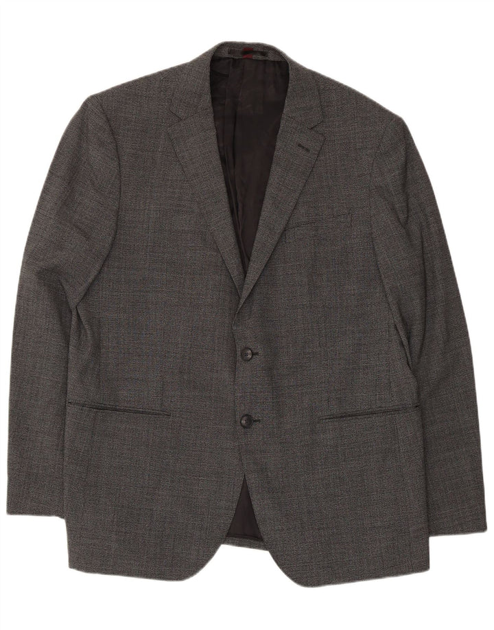Marks & Spencer Herren 2-Knopf-Blazerjacke UK 44 XL Grau
