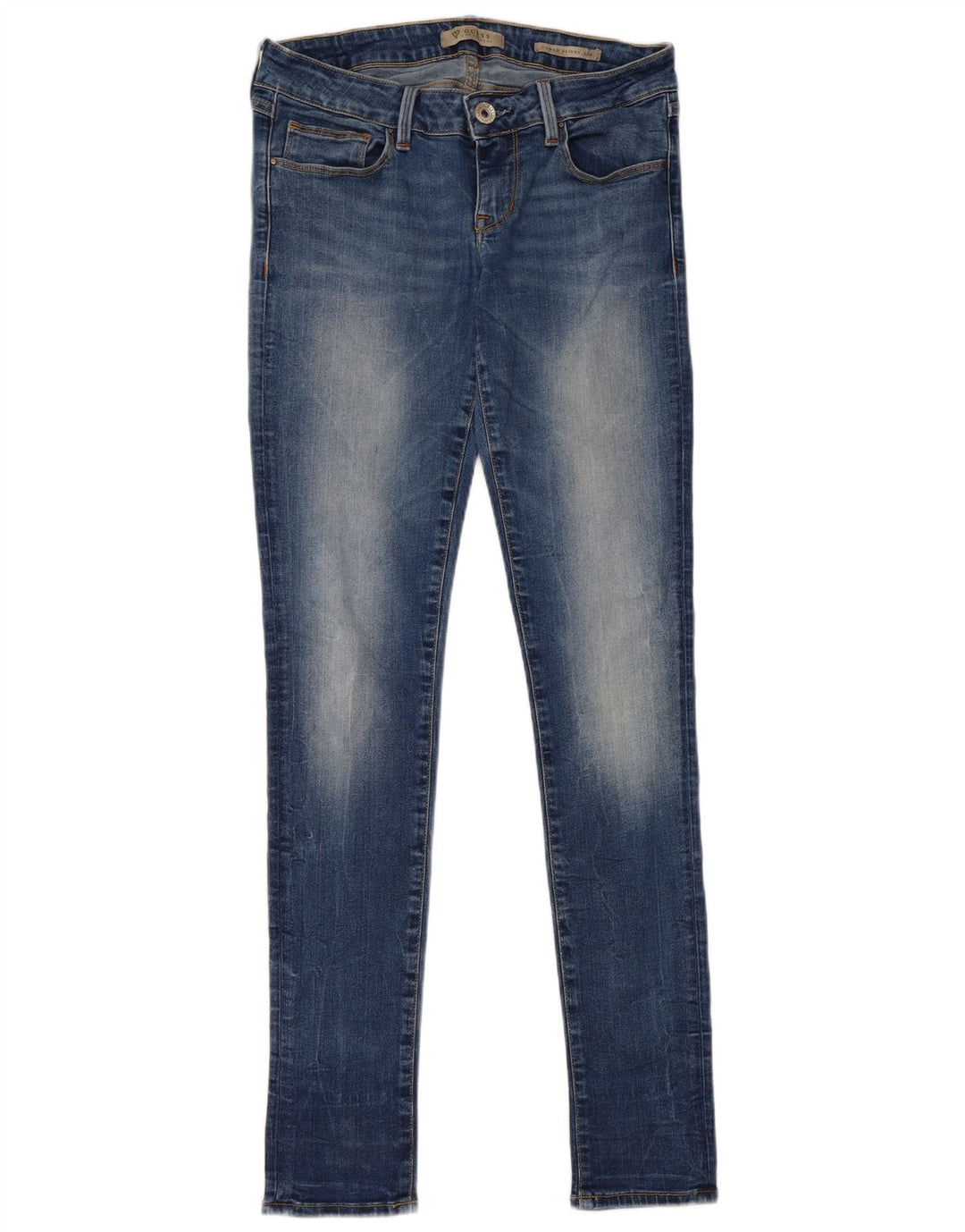 Guess Damen Skinny Jeans W29 L32 Blau