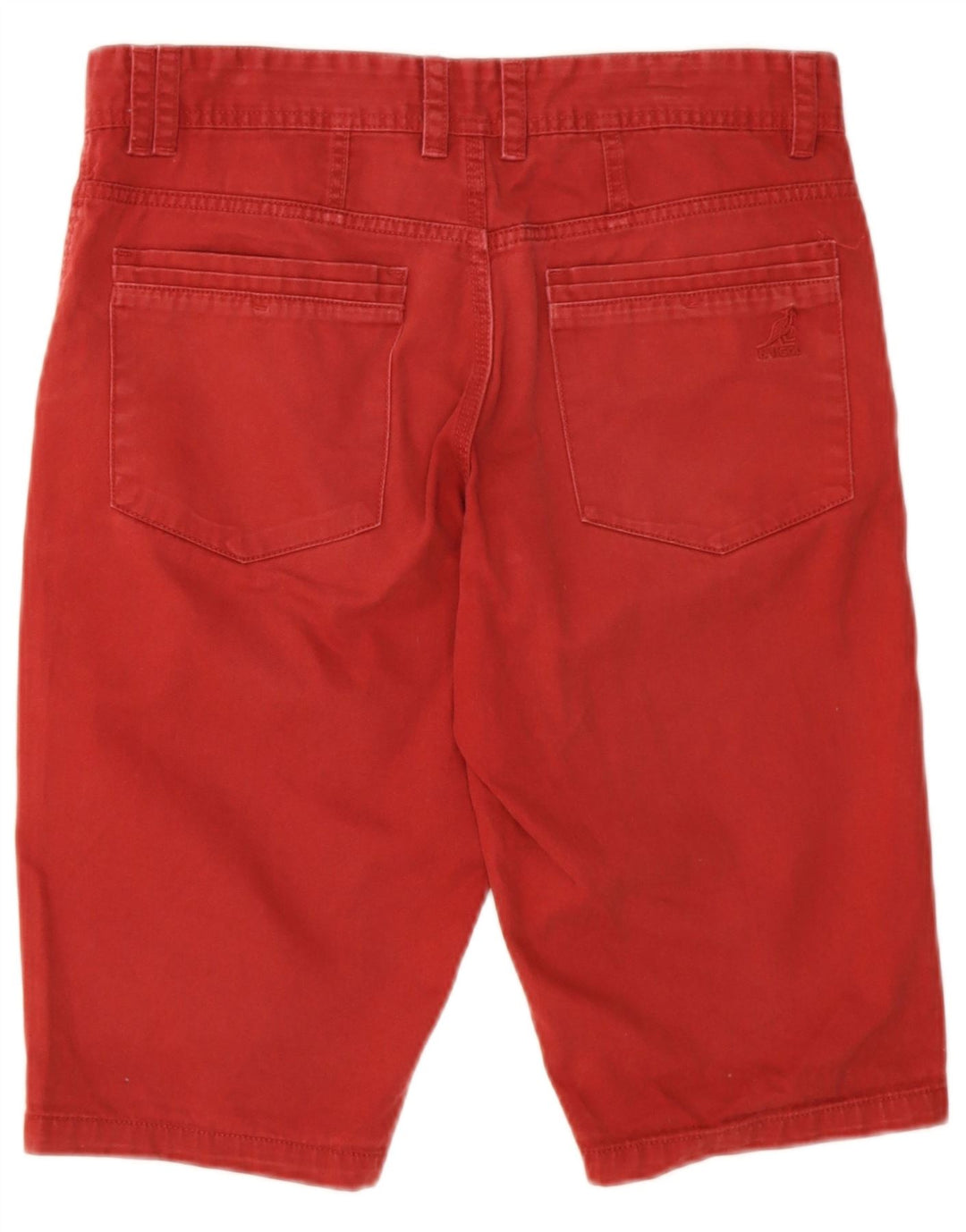 Kangol Herren-Chinoshorts, Größe S, W29, rote Baumwolle