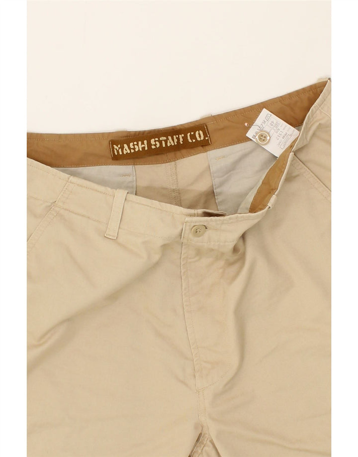 VINTAGE Mens Cargo Shorts IT 48 Medium W32  Beige Cotton Vintage Vintage and Second-Hand Vintage from Messina Hembry 