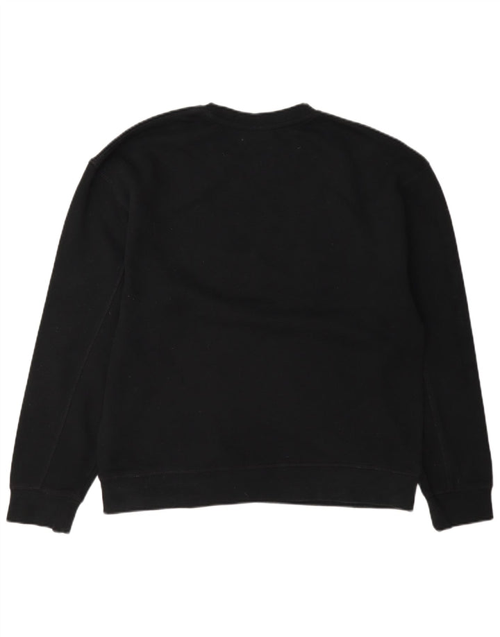 Topshop Damen-Sweatshirt-Pullover in Übergröße, Gr. 10, Größe S, Schwarz, Baumwolle