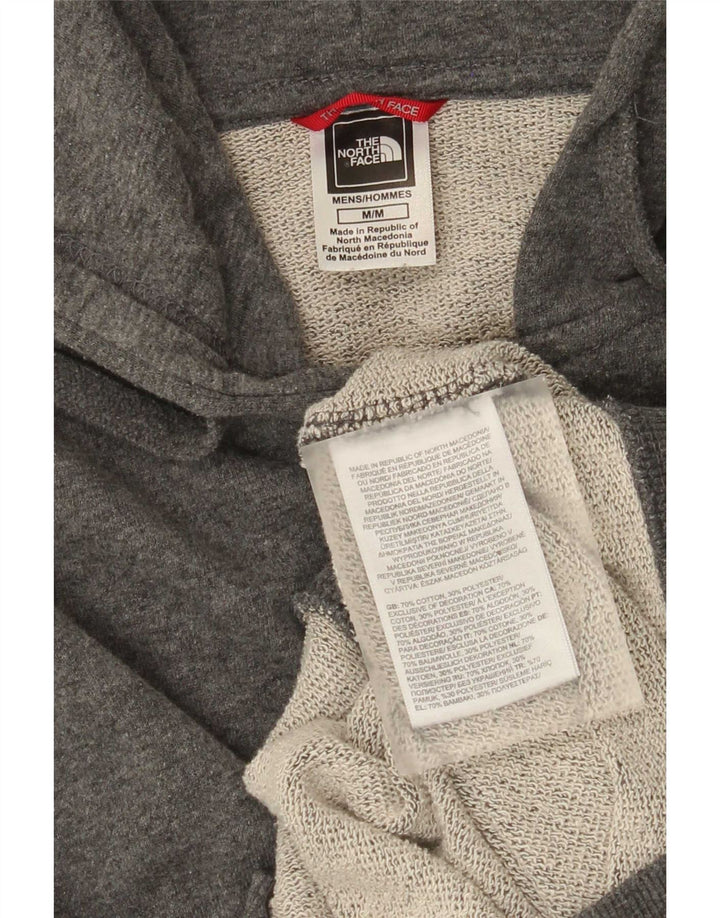 The North Face Herren-Kapuzenpullover mit Reißverschluss, mittelgraue Baumwolle