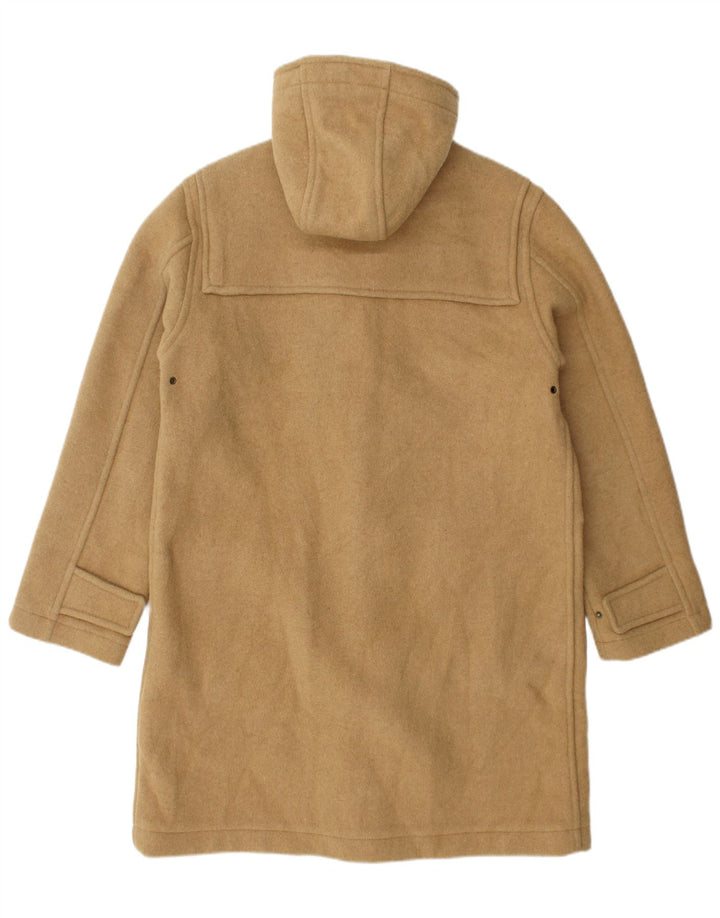 Barbour Dufflecoat mit Kapuze für Damen, UK 14, große beige Wolle