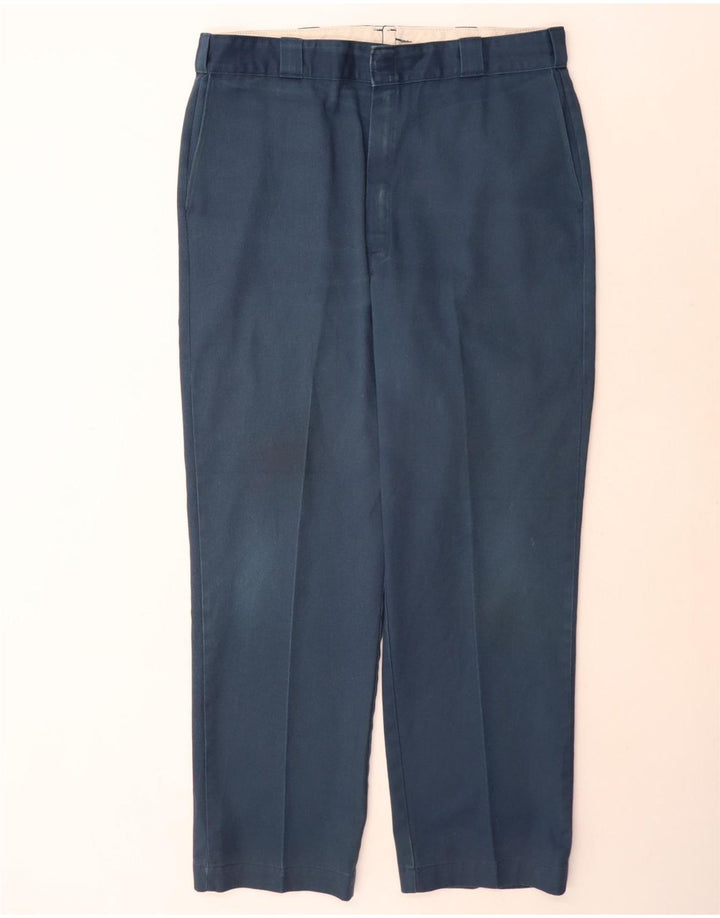 Dickies gerade Chino-Hose für Herren, W40, L32, marineblaues Polyester