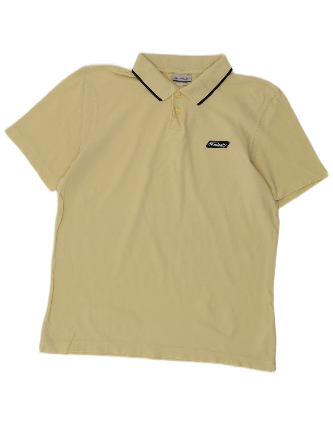 REEBOK Herren-Poloshirt aus mittelgelber Baumwolle